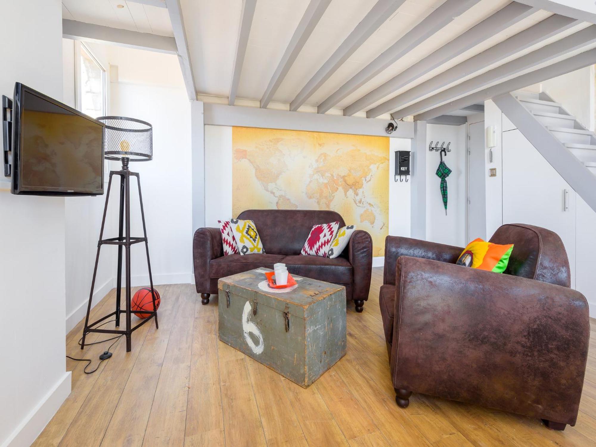 Rare Loft Vue Sur Les Toits - Suites Gaya Centre Historique 몽펠리에 객실 사진